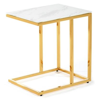 Couchtisch LURUS 40x50 cm gold