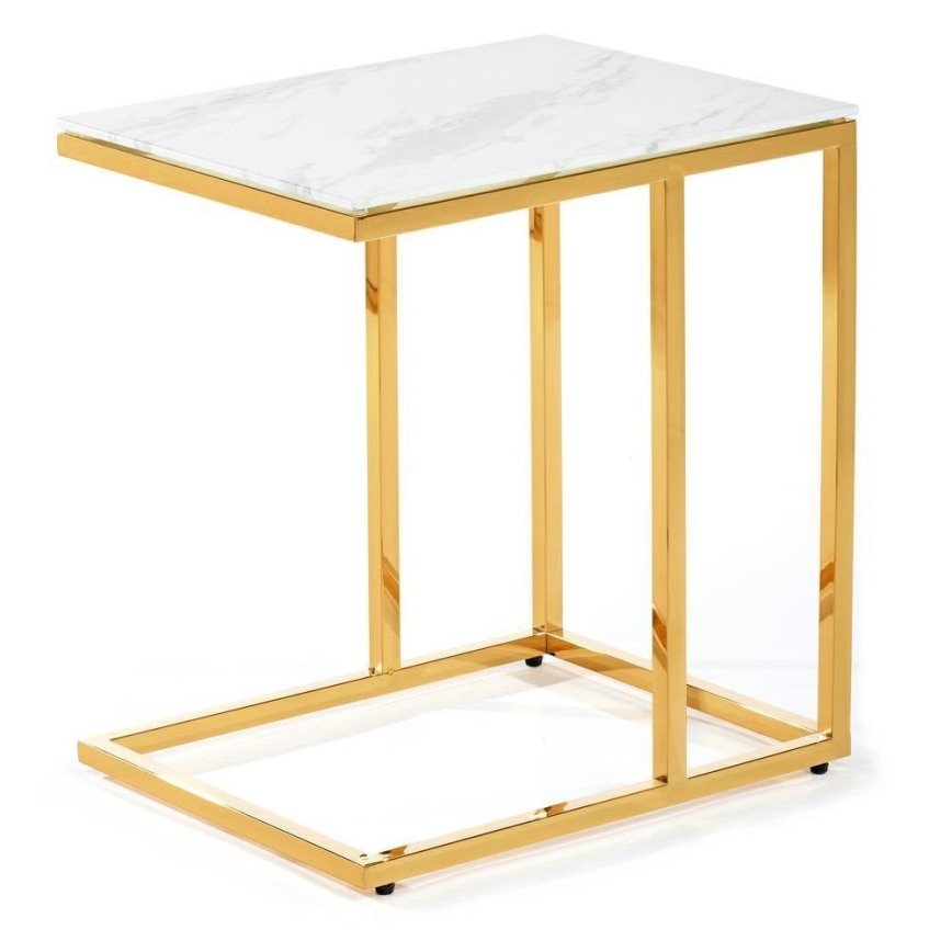 Couchtisch LURUS 40x50 cm gold