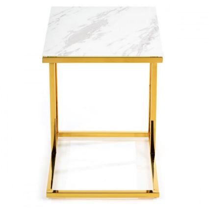 Couchtisch LURUS 40x50 cm gold