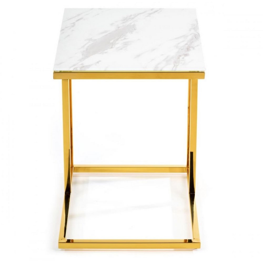 Couchtisch LURUS 40x50 cm gold