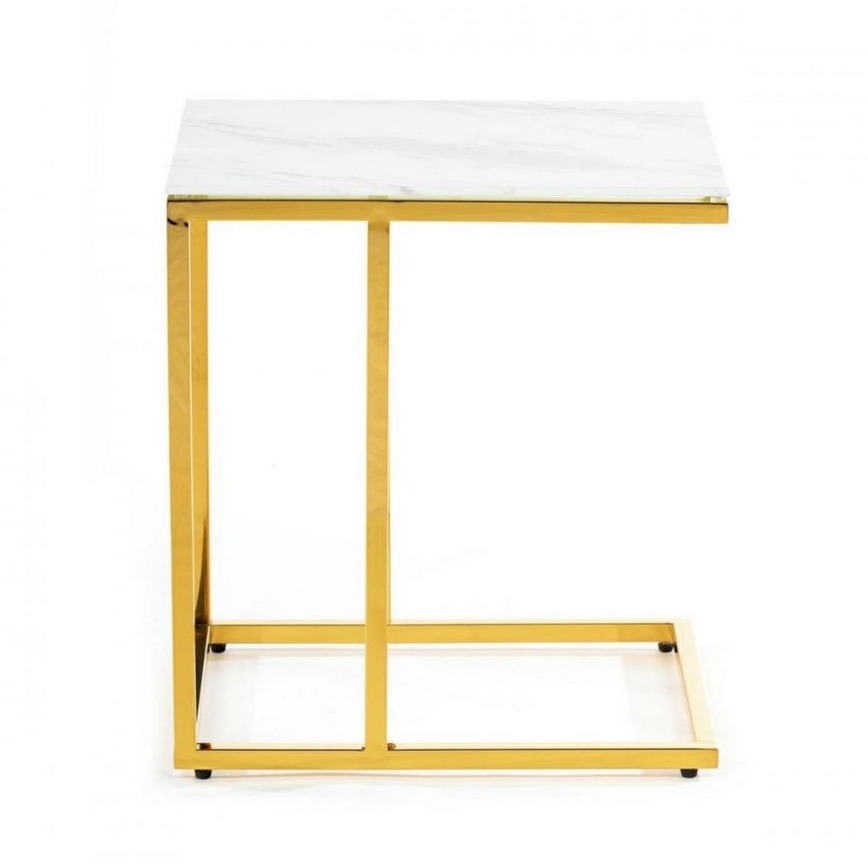 Couchtisch LURUS 40x50 cm gold