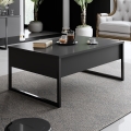 Couchtisch LUXE 40x90 cm anthrazit/schwarz