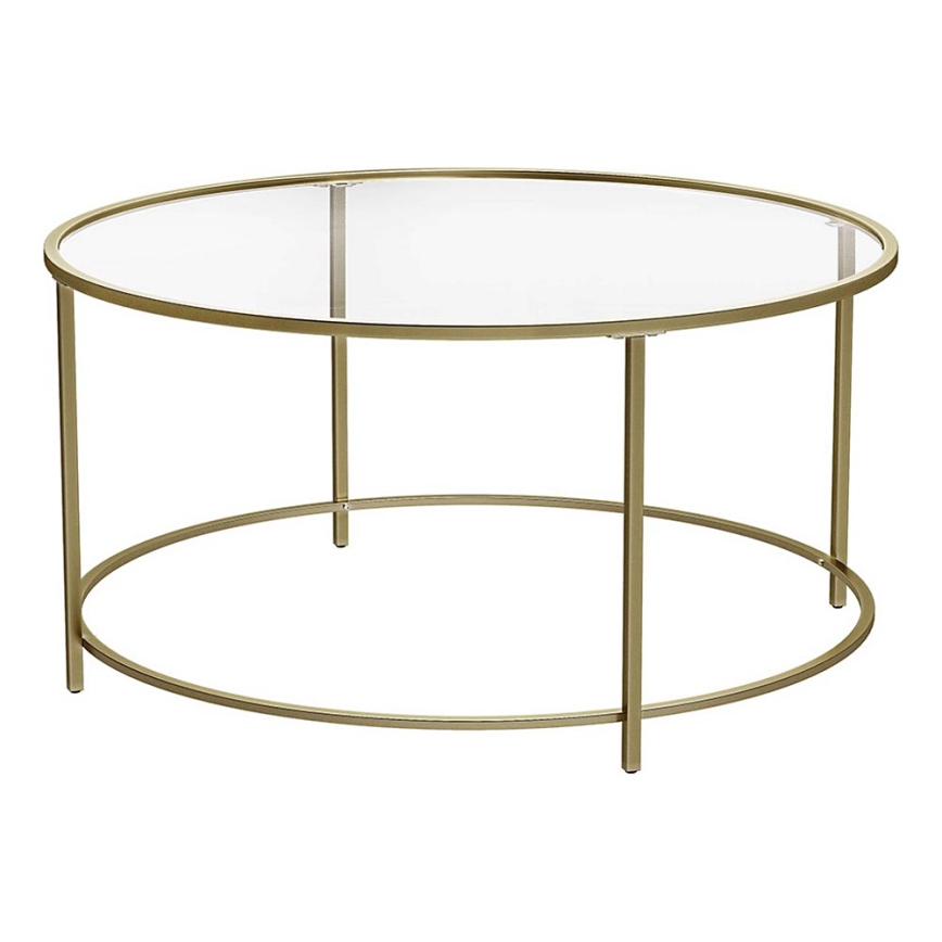 Couchtisch LYRA in Gold