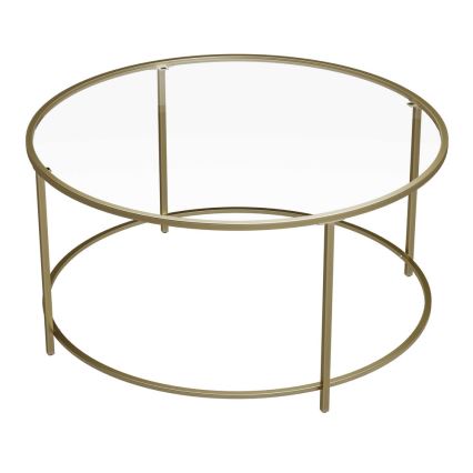 Couchtisch LYRA in Gold
