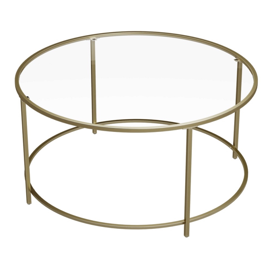 Couchtisch LYRA in Gold