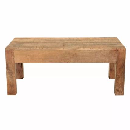Couchtisch MANU 110x60 cm Massivholz/Mangobaum