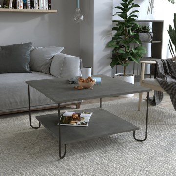 Couchtisch MARBO 45x80 cm grau