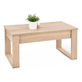 Couchtisch mit Schubladen NEA 52x110 cm beige / Eiche Sonoma