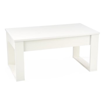 Couchtisch mit Schubladen NEA 52x110 cm weiß