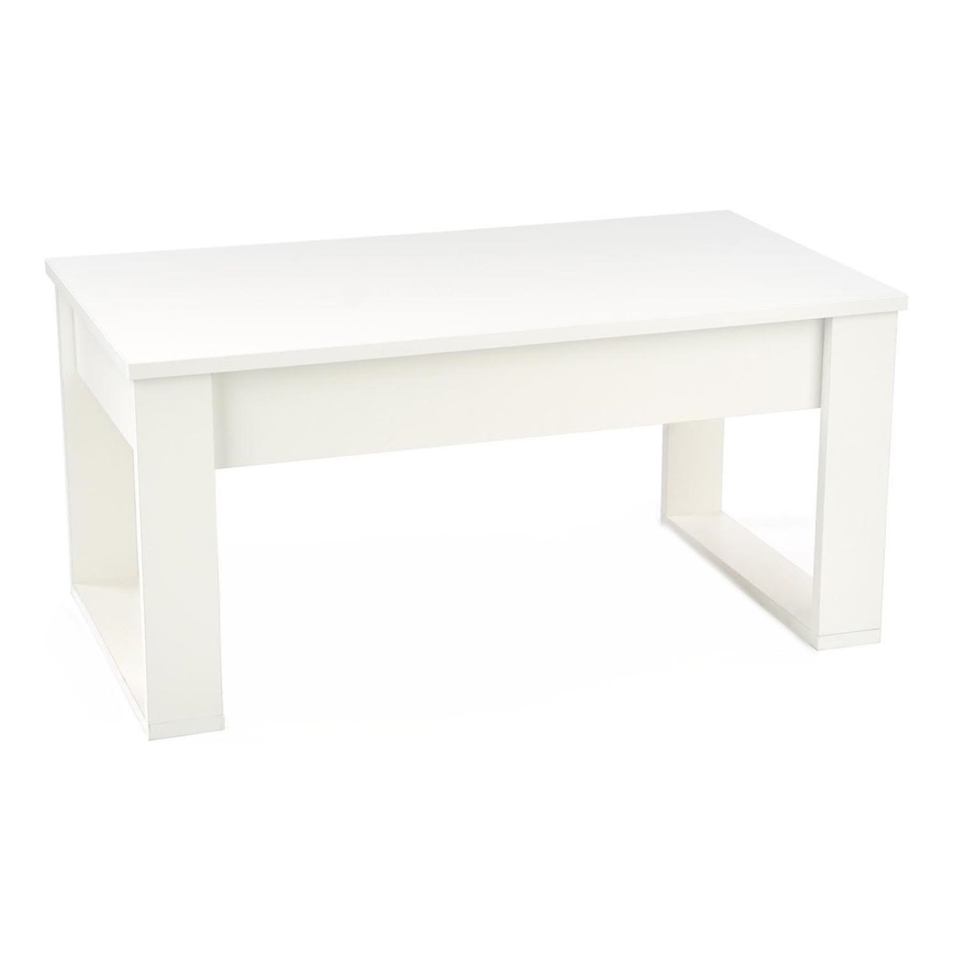 Couchtisch mit Schubladen NEA 52x110 cm weiß
