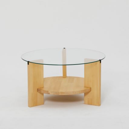 Couchtisch MONDO 40x75 cm Kiefer/klar