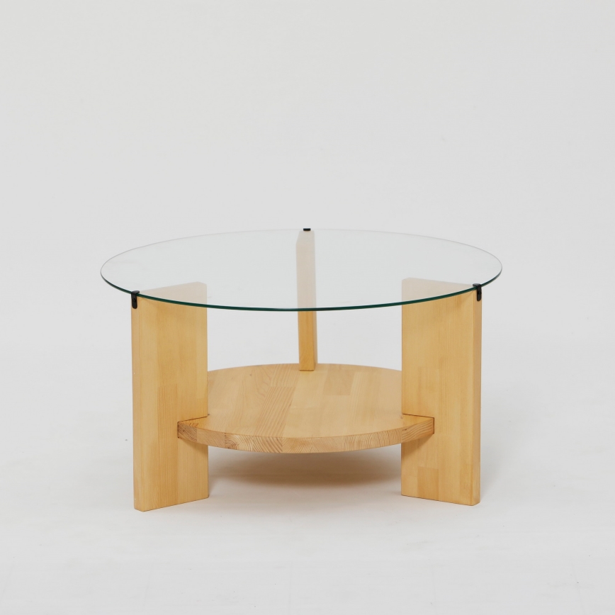 Couchtisch MONDO 40x75 cm Kiefer/klar