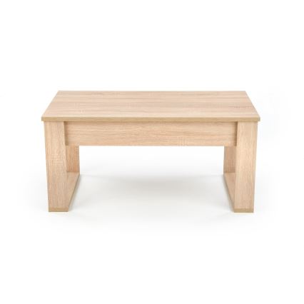 Couchtisch mit Schubladen NEA 52x110 cm beige / Eiche Sonoma