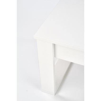Couchtisch mit Schubladen NEA 52x110 cm weiß
