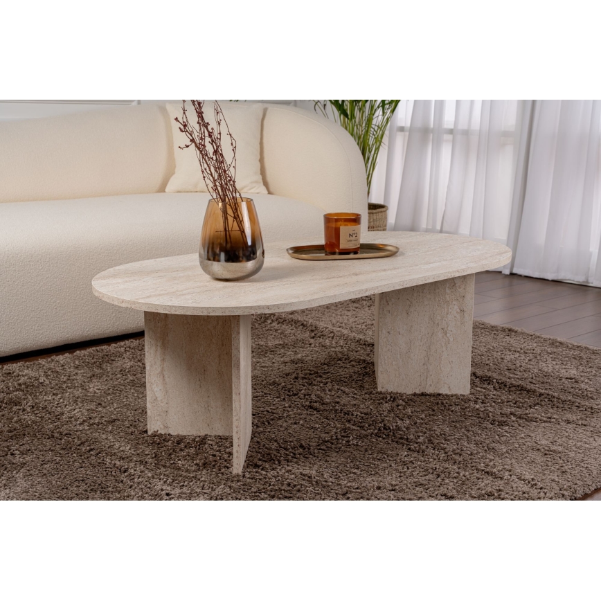 Couchtisch NEL 119x60 cm beige