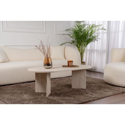 Couchtisch NEL 119x60 cm beige