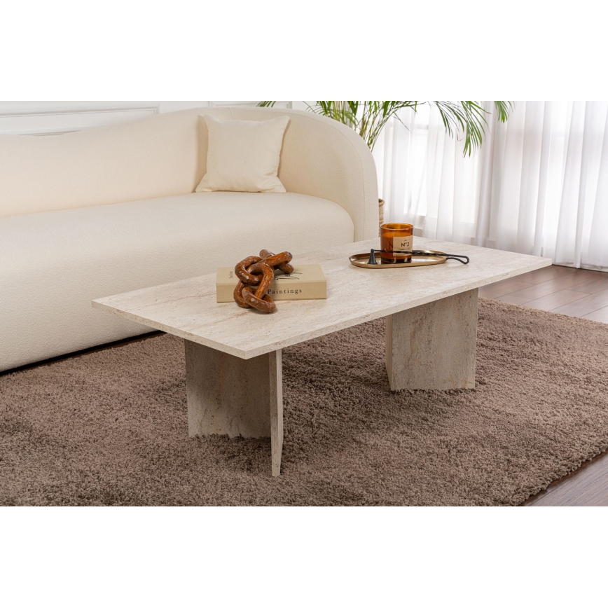 Couchtisch NEL 119x60 cm beige