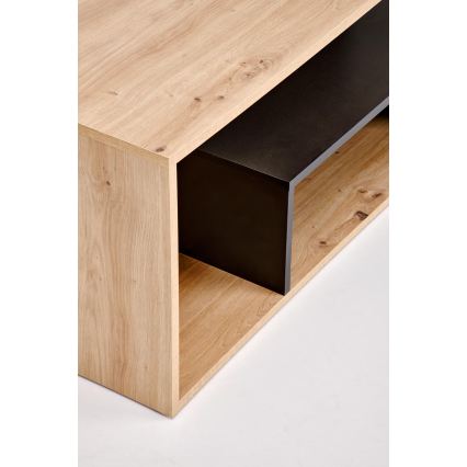 Couchtisch NOTE 90x51 cm schwarz/Artisan-Eiche