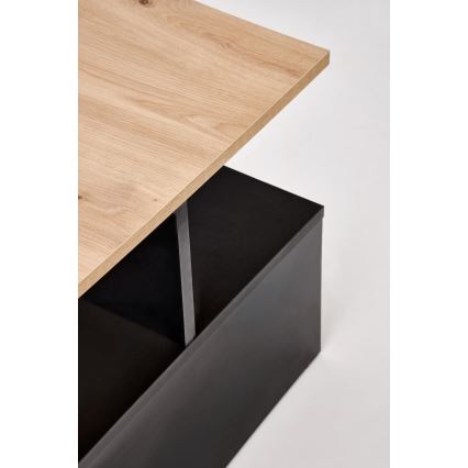 Couchtisch NOTE 90x51 cm schwarz/Artisan-Eiche