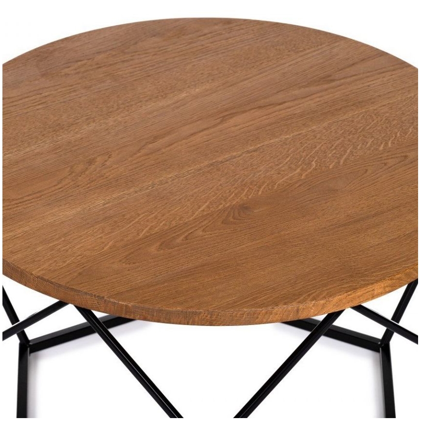 Couchtisch OAKLOFT 40x70 cm schwarz/Eiche