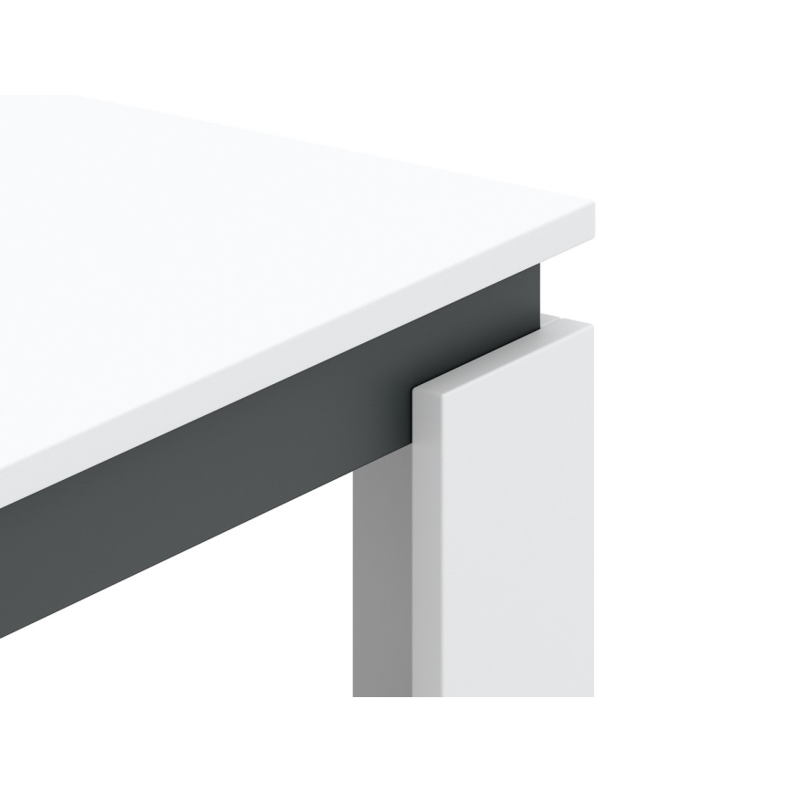 Couchtisch OLAF weiß/anthrazit