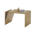 Couchtisch PRISM, 60x40 cm, vertikal und horizontal verstellbar, Eiche