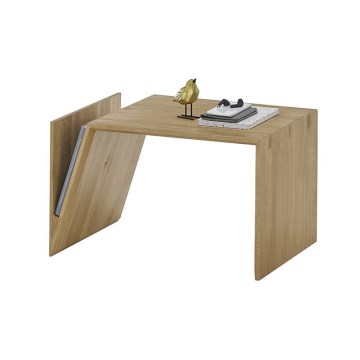 Couchtisch PRISM, 60x40 cm, vertikal und horizontal verstellbar, Eiche