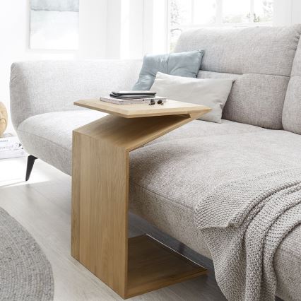 Couchtisch PRISM, 60x40 cm, vertikal und horizontal verstellbar, Eiche