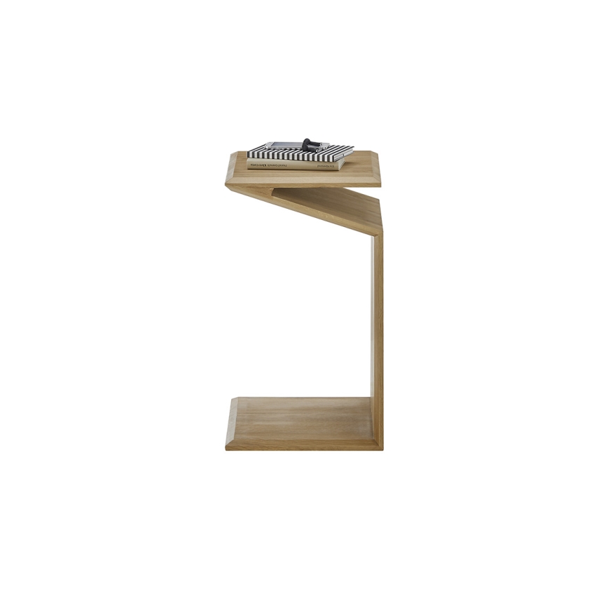 Couchtisch PRISM, 60x40 cm, vertikal und horizontal verstellbar, Eiche