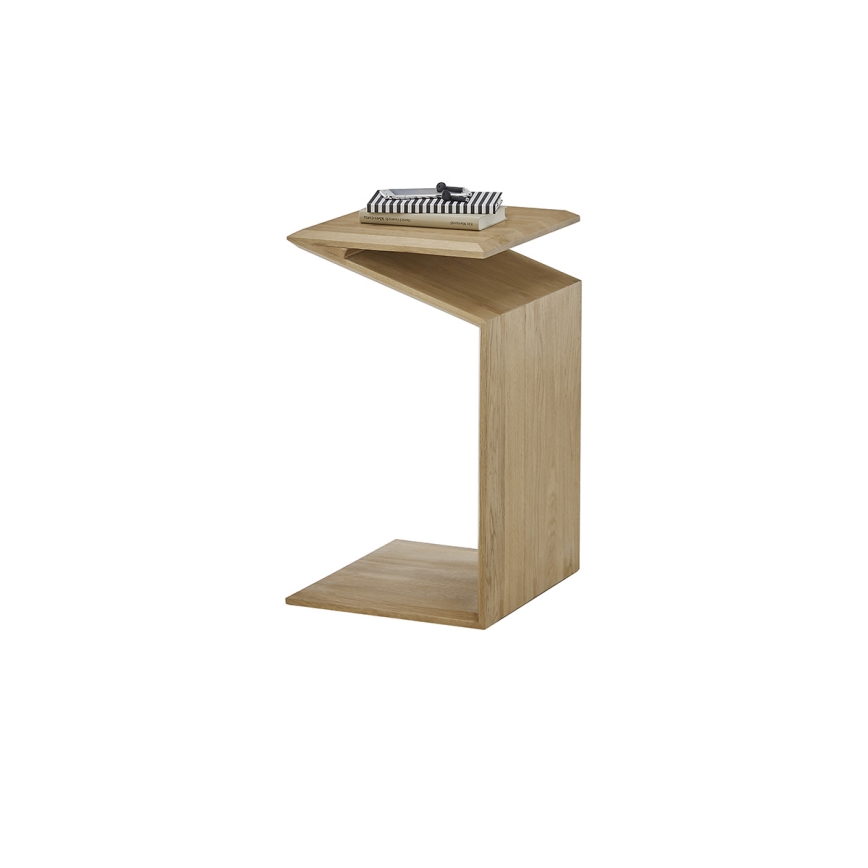 Couchtisch PRISM, 60x40 cm, vertikal und horizontal verstellbar, Eiche