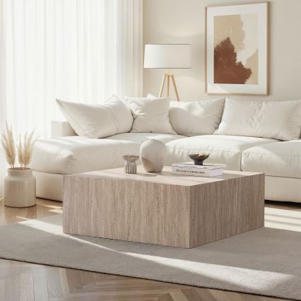 Couchtisch PRIZMA 90x90 cm beige