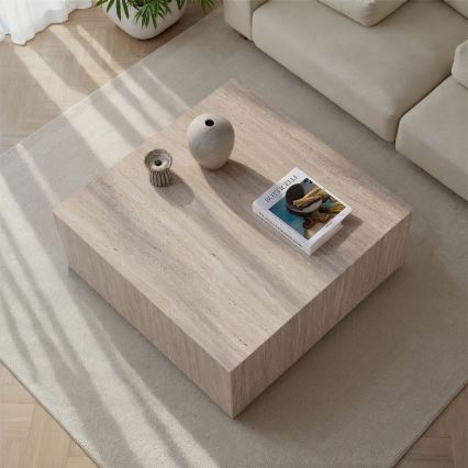 Couchtisch PRIZMA 90x90 cm beige