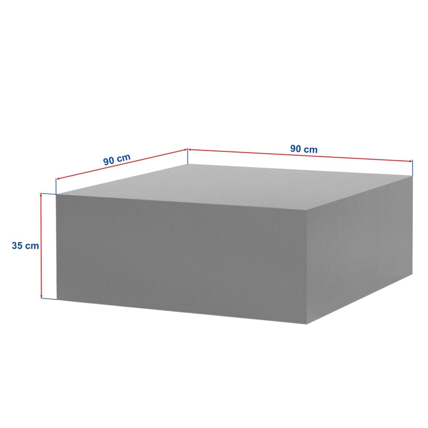 Couchtisch PRIZMA 90x90 cm Eiche