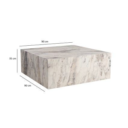 Couchtisch PRIZMA 90x90 cm Marmor