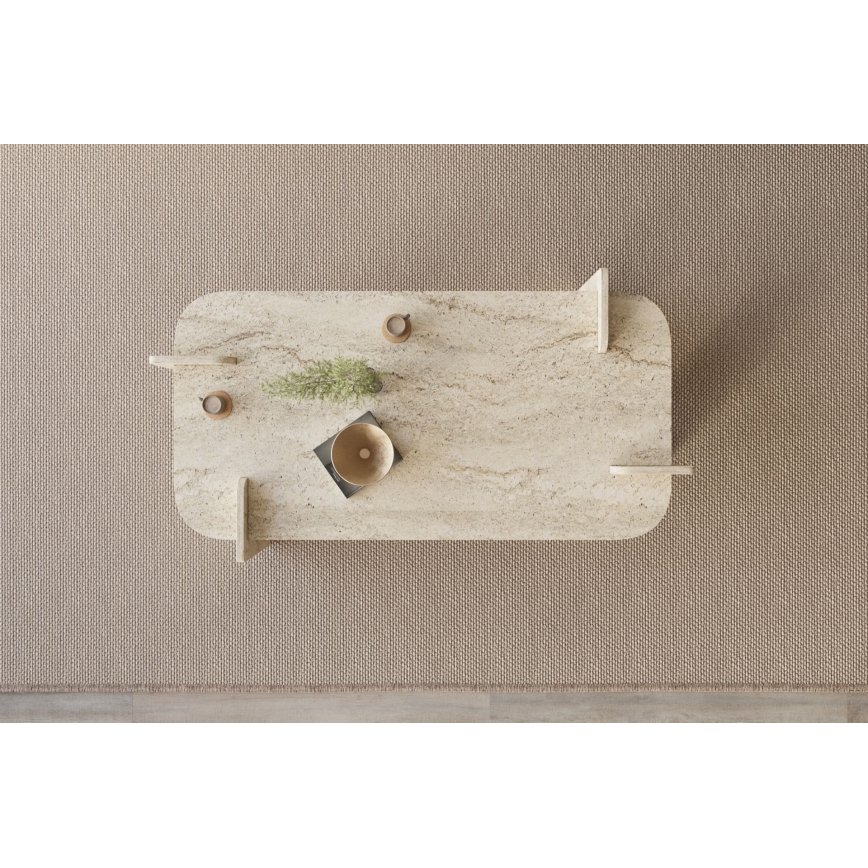 Couchtisch PURO 120x60 cm beige
