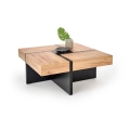Couchtisch RADIX 100x100 cm schwarz/braun