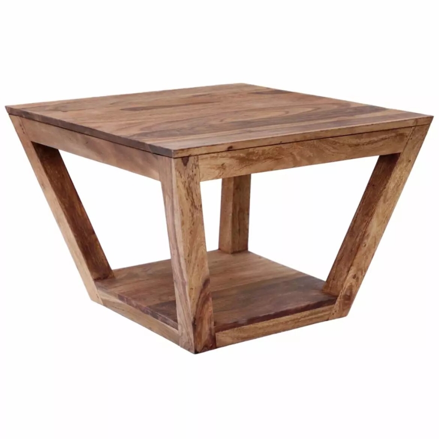 Couchtisch RAMI 60x60 cm Massivholz/Palisander