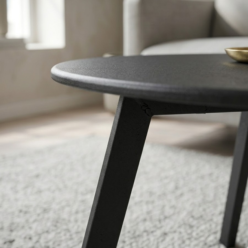 Couchtisch REVE 40x70 cm schwarz