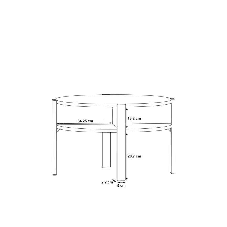 Couchtisch RINO, braun