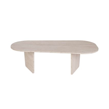 Couchtisch ROND 130x65 cm Travertin