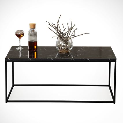 Couchtisch ROYAL 43x95 cm schwarz