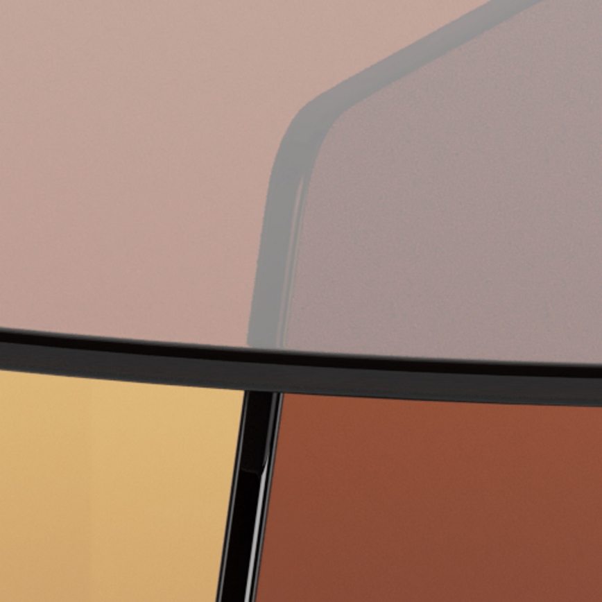 Couchtisch SANOS 80 cm rauchbraun