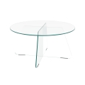 Couchtisch SANOS 80 cm, transparent
