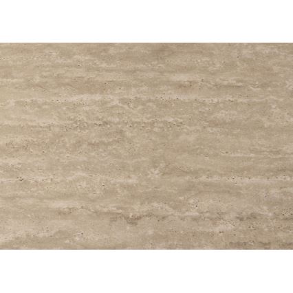 Couchtisch SANTORINI Ø 45 cm Travertin/grau/Keramik