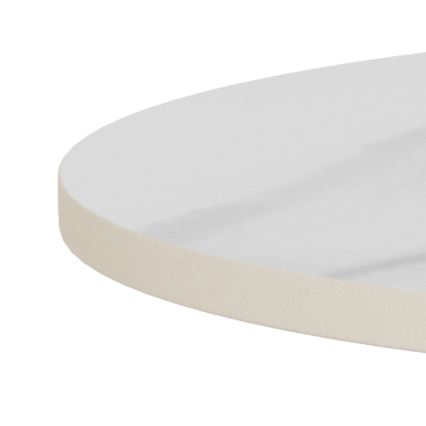 Couchtisch SANTORINI Ø 45 cm, weiß/schwarz, Keramik