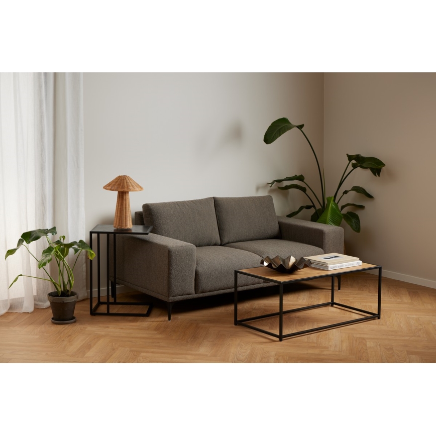 Couchtisch SARON Eiche/schwarz