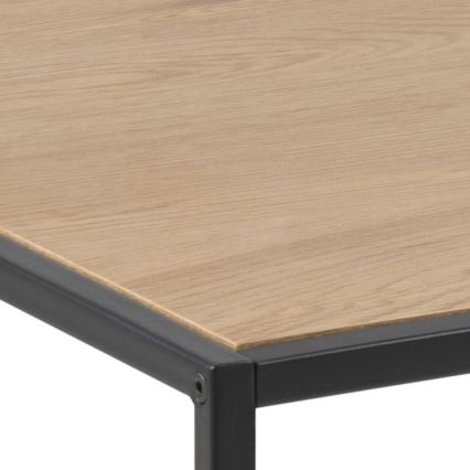 Couchtisch SARON Eiche/schwarz