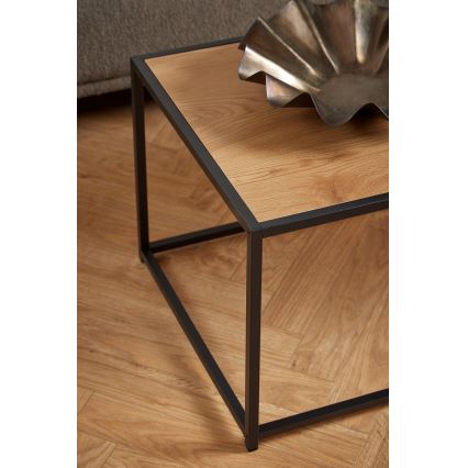 Couchtisch SARON Eiche/schwarz
