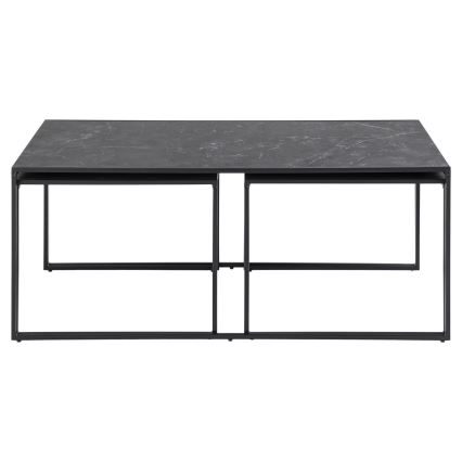 Couchtisch-Set ALMA 3 Stk. anthrazit