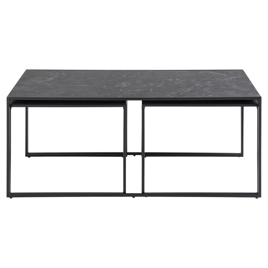 Couchtisch-Set ALMA 3 Stk. anthrazit